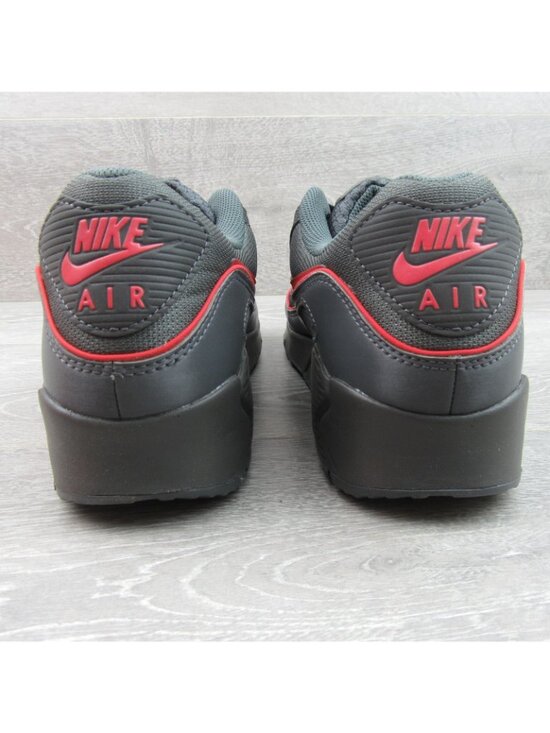 Nike Air Max 90 Premium Men\'s Size 10.5 Iron Grey Red Shoes NEW main image 13